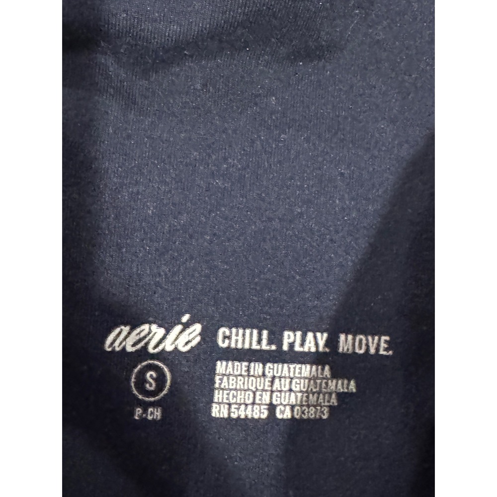 Aerie Leggings Women Size S Blue Chill Play Move Athleisure Activewear - Picture 3 of 3